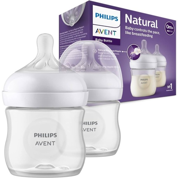 Philips Avent Natural Response PP 2'li Biberon Seti, 0+ Ay 125ml SYC900/02