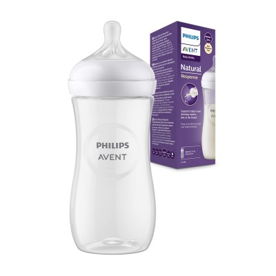 Philips Avent Natural Response PP Biberon 3 Ay+ 330ml SCY906/01-Philips Avent