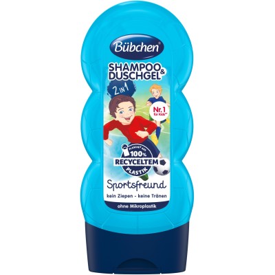 Bübchen Çocuk Şampuan&Duş Jeli 2 in 1 Sporty Friend 230 ml-BÜBCHEN