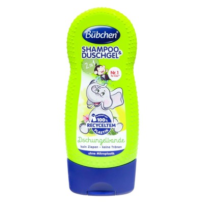 Bübchen Çocuk Şampuan&Duş Jeli 2 in 1 Dschungelbande 230 ml-BÜBCHEN