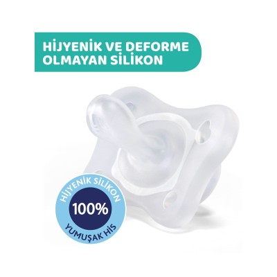 Chicco PhysioForma Mini Soft 2'li Emzik 0-2 Ay Kız-Chicco