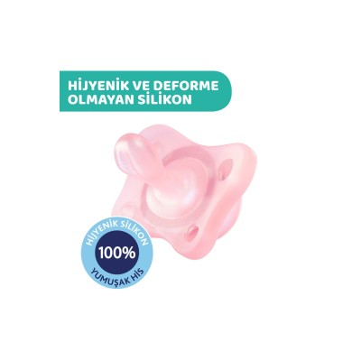 Chicco PhysioForma Mini Soft 2'li Emzik 2-6 Ay Kız-Chicco