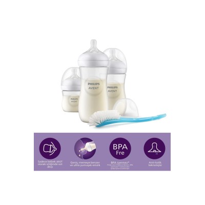 Philips Avent Natural Response PP Yenidoğan Hediye Seti SCD837/12-Philips Avent