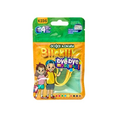 Bye Bye Mosquito Doğal Kokulu Çocuk Sinek Kovucu Bileklik-Bye Bye