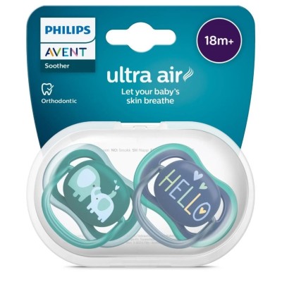 Philips Avent Ultra Air Emzik +18 Ay 2li Erkek SCF349/18-Philips Avent