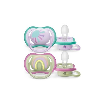 Philips Avent Ultra Air Emzik 0-6 Ay 2li Kız SCF085/59-Philips Avent