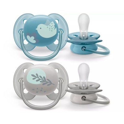 Philips Avent Ultra Soft Yumuşak 2li Emzik 6-18 Ay - SCF091/15-Philips Avent