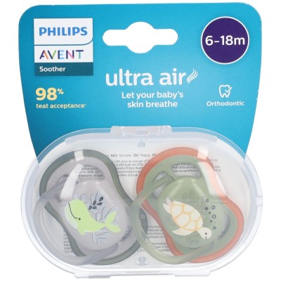 Philips Avent Ultra Air Emzik 6-18 Ay 2li SCF085/60-Philips Avent