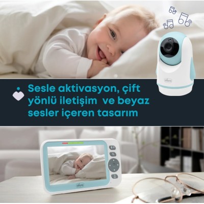 Chicco Evolution Kameralı Akıllı Bebek Telsizi-Chicco