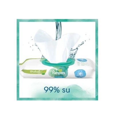 Prima Pampers Harmonie Aqua Yenidoğan Islak Havlu 48x15 Adet (720 Yaprak)-Prima