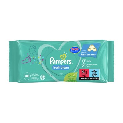 Prima Pampers Temiz ve Ferah Islak Bebek Havlusu 80'li-Prima