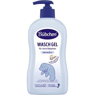 Bübchen Yenidoğan Sensitive Bebek Yıkama Jeli 400 ml-BÜBCHEN