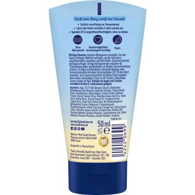 Bübchen Bebek ve Çocuk SPF 50+ Güneş Kremi 50 ml -BÜBCHEN