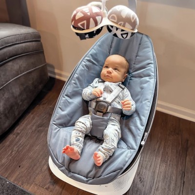 4Moms Mamaroo 5.0 Elektrikli Ana Kucağı - Slate Blue-4moms