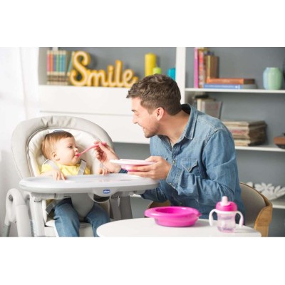 Chicco 4 Parça Beslenme Seti +6 Ay - Kız-Chicco