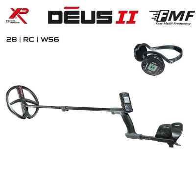 Deus 2 Dedektör - 28cm FMF Başlık, WS6 Kulaklık, Ana Kontrol Ünitesi-XP