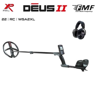 Deus 2 Dedektör - 22,5cm FMF Başlık, Ana Kontrol Ünitesi, WSA2XL Kulaklık-XP