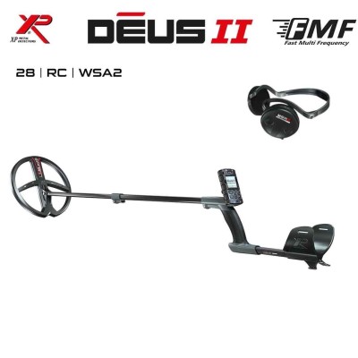 Deus 2 Dedektör - 28cm FMF Başlık, Ana Kontrol Ünitesi, WSA2 Kulaklık-XP