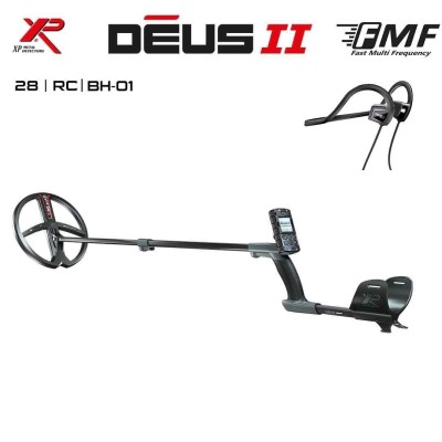 DEUS 2 - 28cm FMF Başlık, Ana Kontrol Ünitesi (RC), BH-01 Kablolu Su Geçirmez Kulaklık-XP