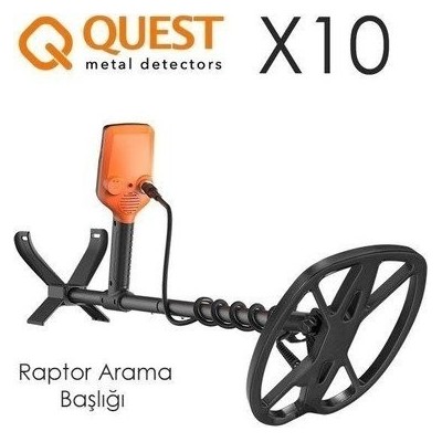 Quest X10 Define Dedektörü - 33cm Başlıklı-Quest