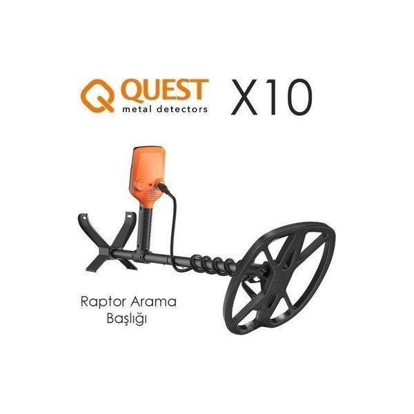 Quest X10 Define Dedektörü - 33cm Başlıklı