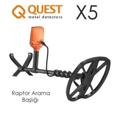 Quest X5 Define Dedektörü - 28cm Başlıklı-Quest