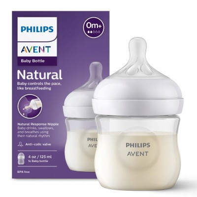 Philips Avent Natural Response PP Biberon 0 Ay+125ml SCY900/01-Philips Avent