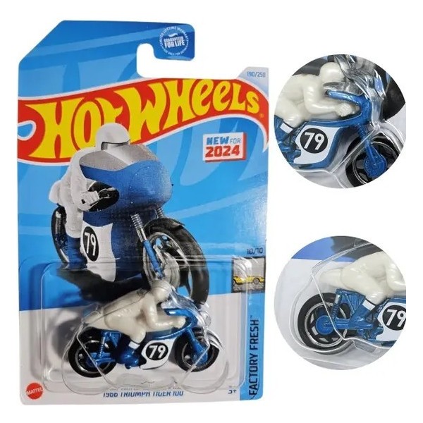 Hot Wheels Tekli Motorsiklet - Triumph Tiger 100