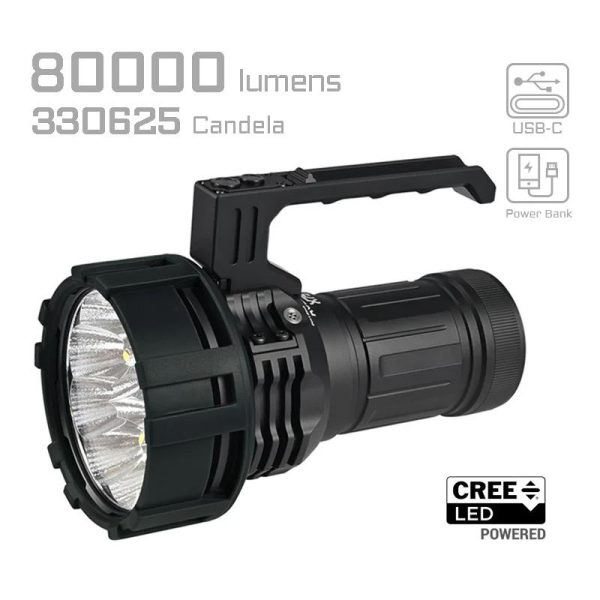 AceBeam X75 80000 Lümen El Feneri