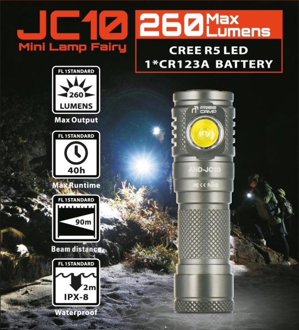 FreeCamp AND-JC10 260 Lümen Led Fener - Görsel 2