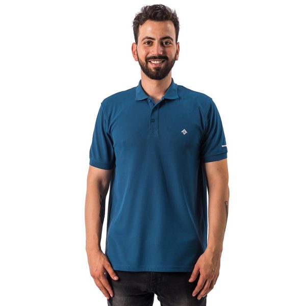 FreeCamp Breeze Erkek Polo T-Shirt-Indigo