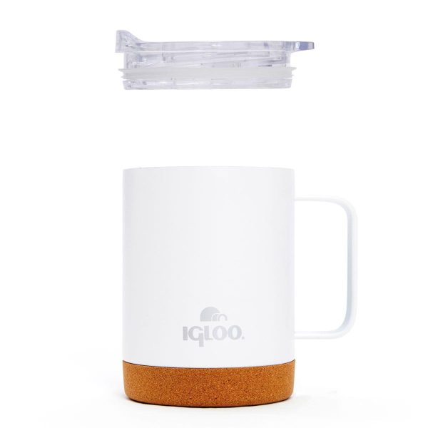 Igloo Cork Mug 350ml-BEYAZ - Görsel 5