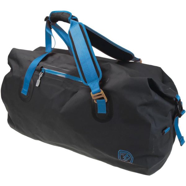 Jr Gear Roll Top Vinyl Duffel Su Geçirmez Spor Çanta 100 Litre-SİYAH-MAVİ - Görsel 2