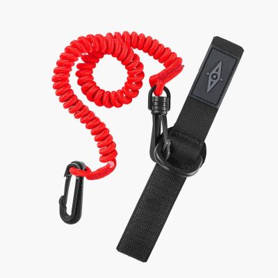 Point65 Paddle Leash Coiled Kürek Tasması-KIRMIZI