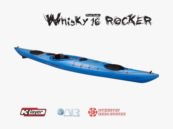 Point65 Whisky 16 Rocker Rudder & Skeg Kano-MAVİ - Görsel 2