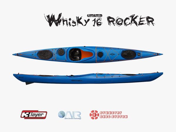 Point65 Whisky 16 Rocker Rudder & Skeg Kano-MAVİ - Görsel 3