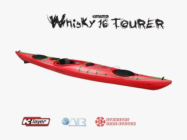 Point65 Whisky 16 Tourer Rudder & Skeg Kano-KIRMIZI - Görsel 2