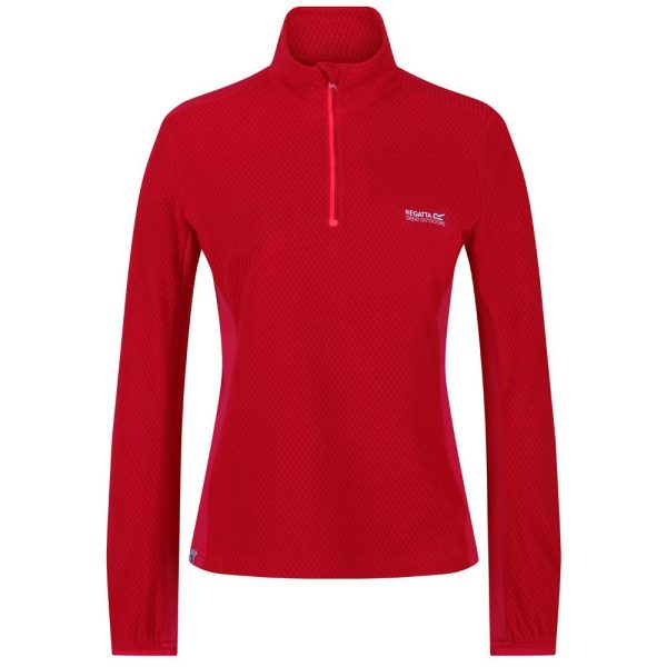 Regatta Highton Half Zip Kadın Polar-KIRMIZI