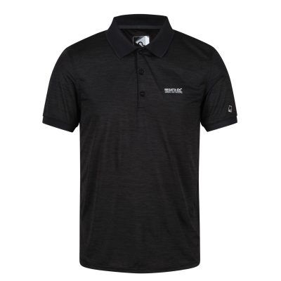 Regatta Remex II Erkek Polo Yaka T-Shirt-SİYAH