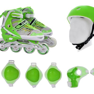 Xslide Inline Paten Set-YEŞİL