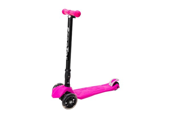 Xslide Işıklı Tekerlekli Scooter-PEMBE - Görsel 2