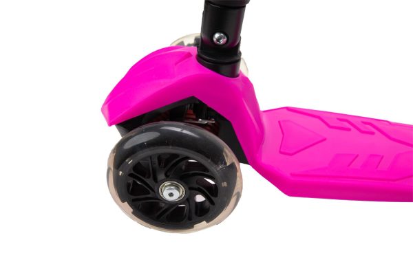 Xslide Işıklı Tekerlekli Scooter-PEMBE - Görsel 3