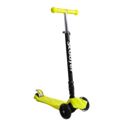 Xslide Işıklı Tekerlekli Scooter-SARI