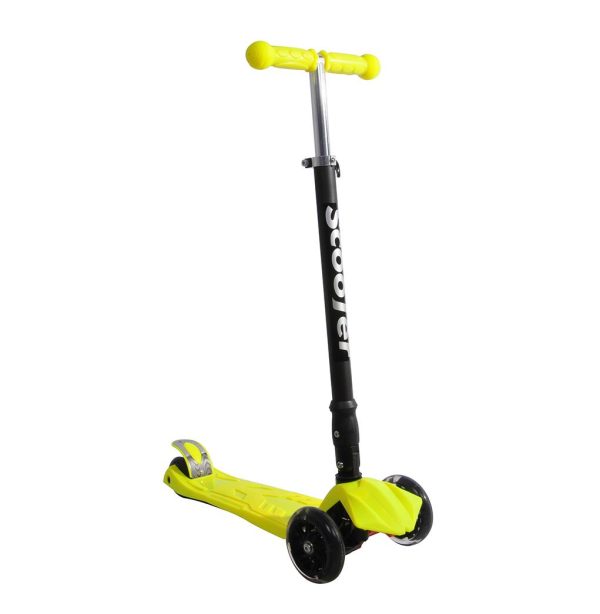 Xslide Işıklı Tekerlekli Scooter-SARI