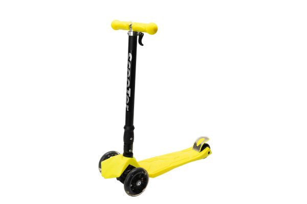 Xslide Işıklı Tekerlekli Scooter-SARI - Görsel 2