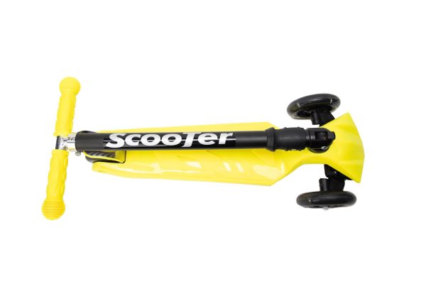 Xslide Işıklı Tekerlekli Scooter-SARI - Görsel 5